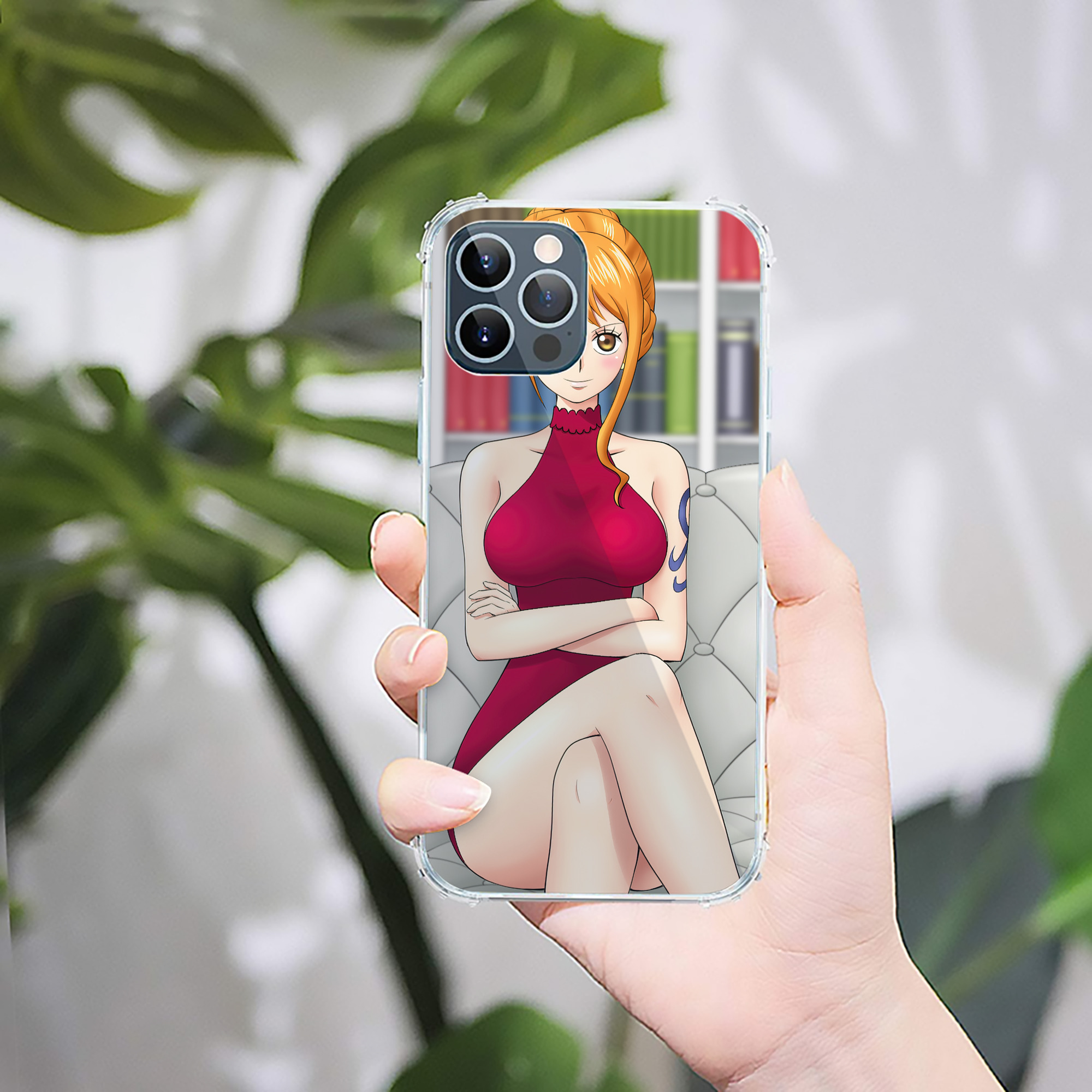 （画像用） ワンピース ONE PIECE 【iPhone 12シリーズ対応】透明スマホケース（クリアソフトケース）